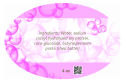 Bubbles Small Oval Bath Body Labels